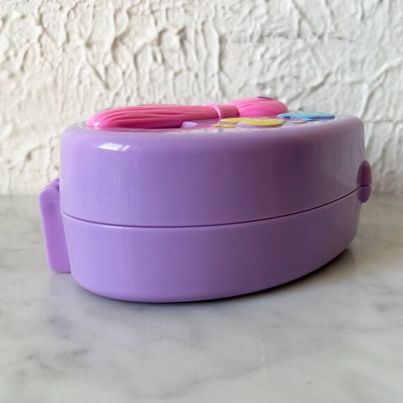 Polly Pocket Art Studio Compact Purple Heart Shape - 2021 Mattel - Picture 10 of 11